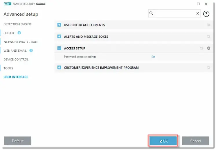 گذاشتن پسورد بر روی انتی ویروس گذاشتن پسورد بر روی انتی ویروس